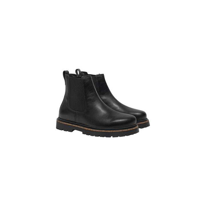 Birkenstock Black Leather Ankle Boots