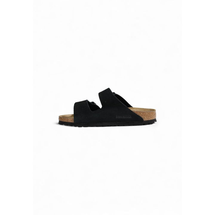Birkenstock Black Suede Leather Sandals