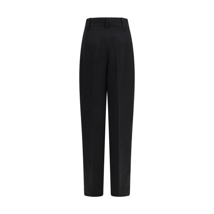Max Mara Black Linen Pants