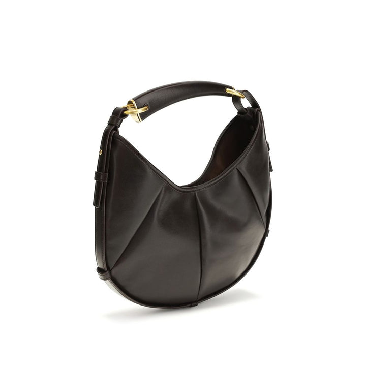Saint Laurent Brown Calf Leather Bos Taurus Shoulder Bag