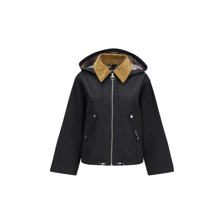 Barbour Black Polyester Shell Jacket
