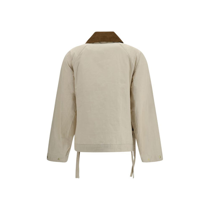 Barbour Beige Cotton Rain Coat