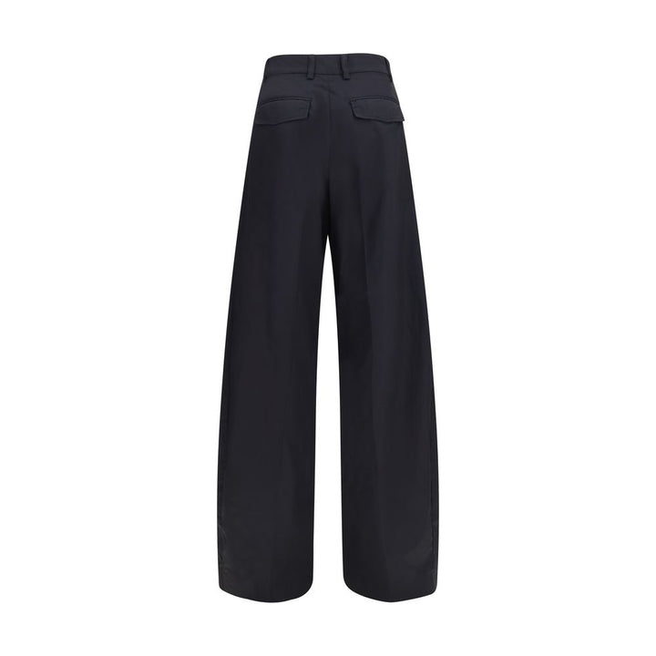The Latest Black Cotton Casual Pants