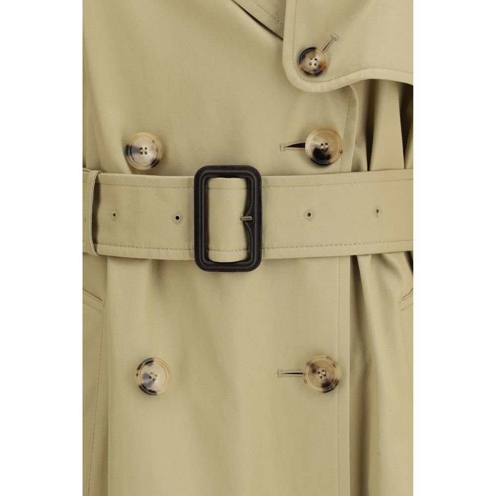 Burberry Beige Cotton Trench Coat