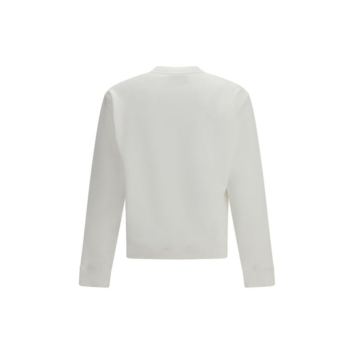 Ami Paris White Cotton Sweatshirt