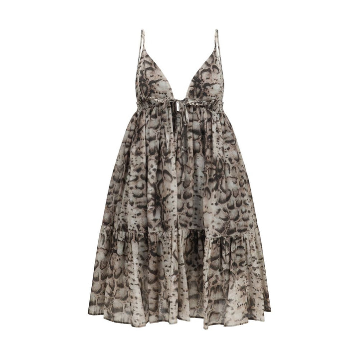 PINKO Beige Cotton Casual Dress