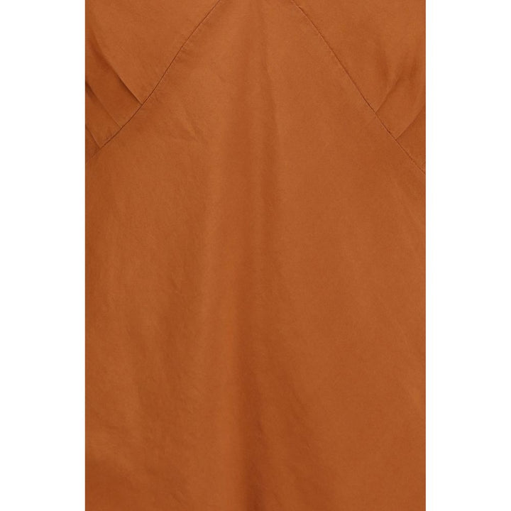 Forte_Forte Orange Silk Sleeveles T-Shirt