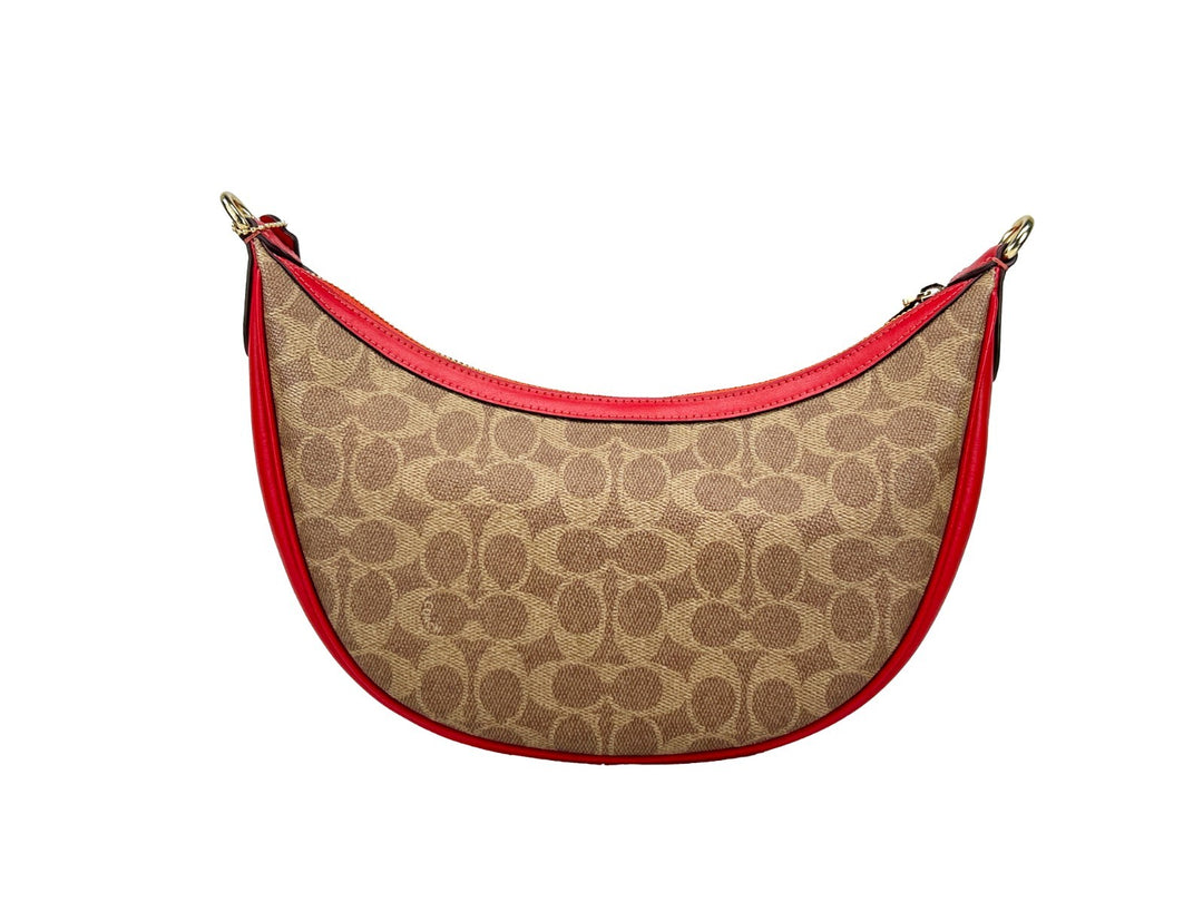 COACH Coach Aria Signature Canvas Shoulder Bag Purse