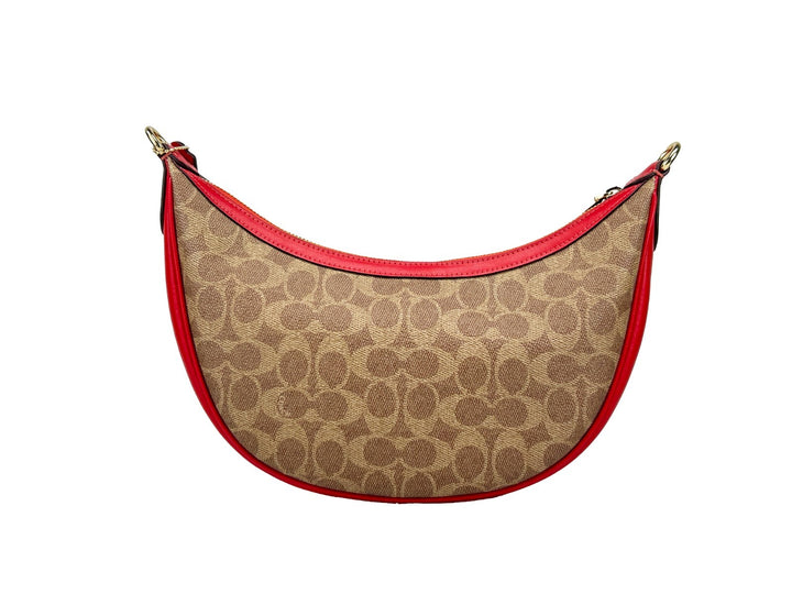 COACH Coach Aria Signature Canvas Shoulder Bag Purse