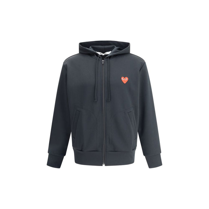 Comme Des Garçons Play Black Polyester Sweatshirt