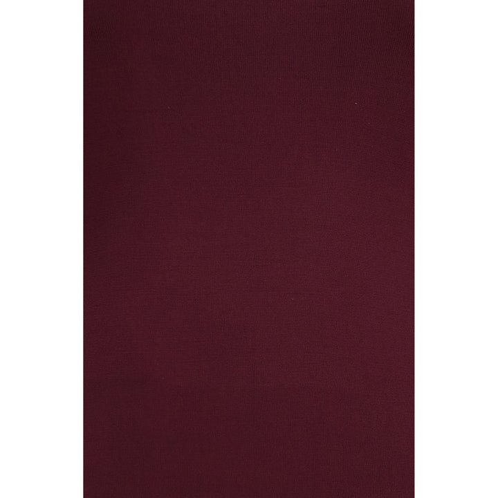 SA SU PHI Purple Silk Long Dress