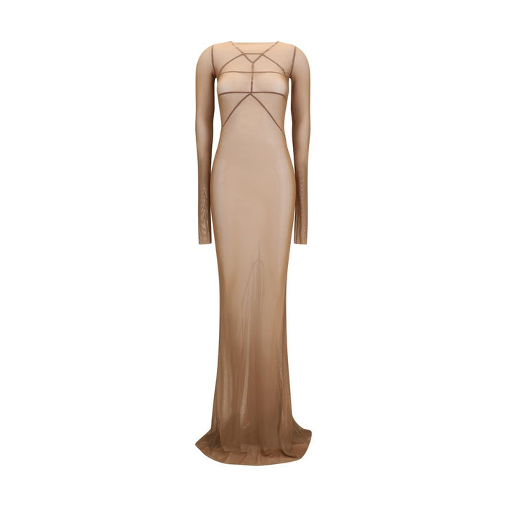 Rick Owens Brown Polyamide Casual Dress – SEYMAYKA