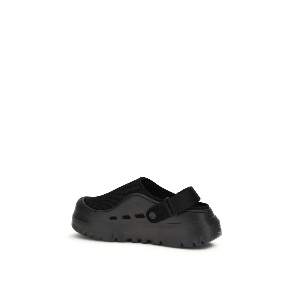 UGG Black Fabric Clogs