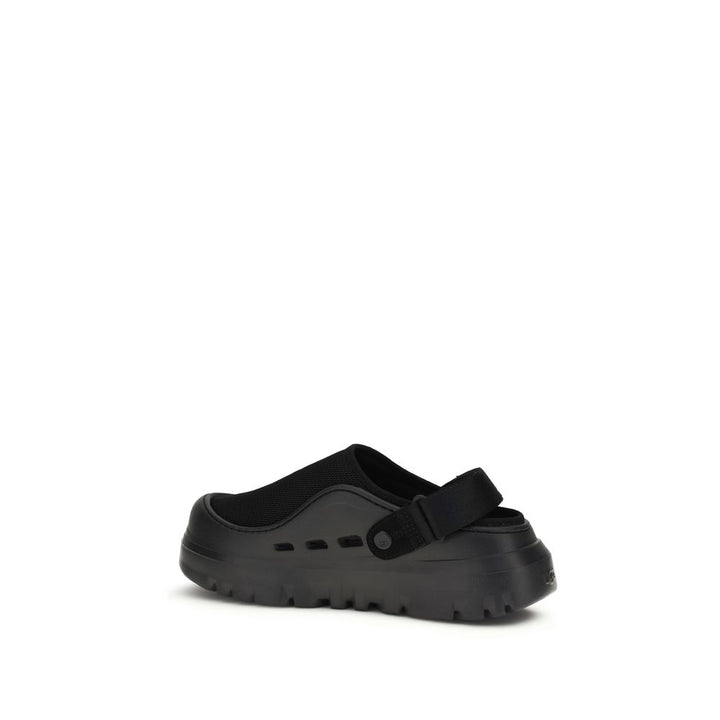 UGG Black Fabric Clogs