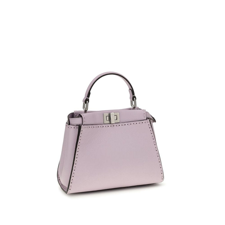 Fendi Purple Calf Leather Bos Taurus Handbag