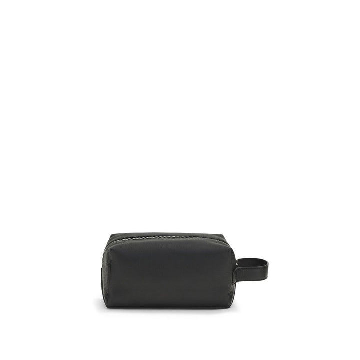 Fendi Black Calf Leather Bos Taurus Luggage And Travel