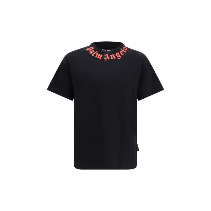 Palm Angels Black Cotton T-Shirt