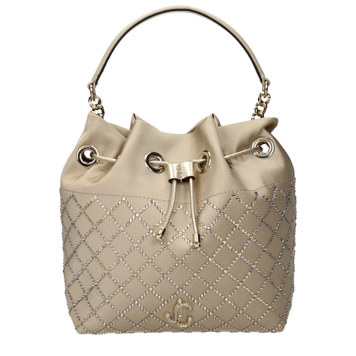 Jimmy Choo Gold Satin Handbag