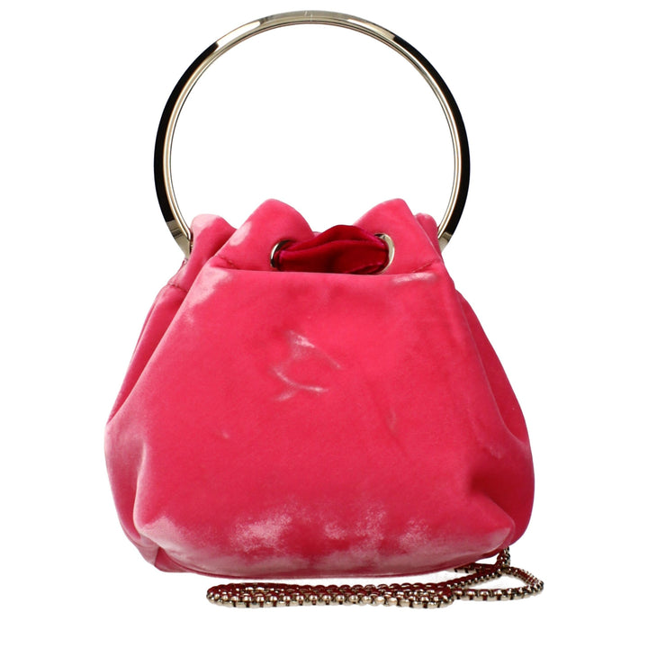Jimmy Choo Pink Velvet Handbag