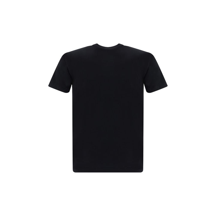 Comme Des Garçons Play Black Cotton T-Shirt