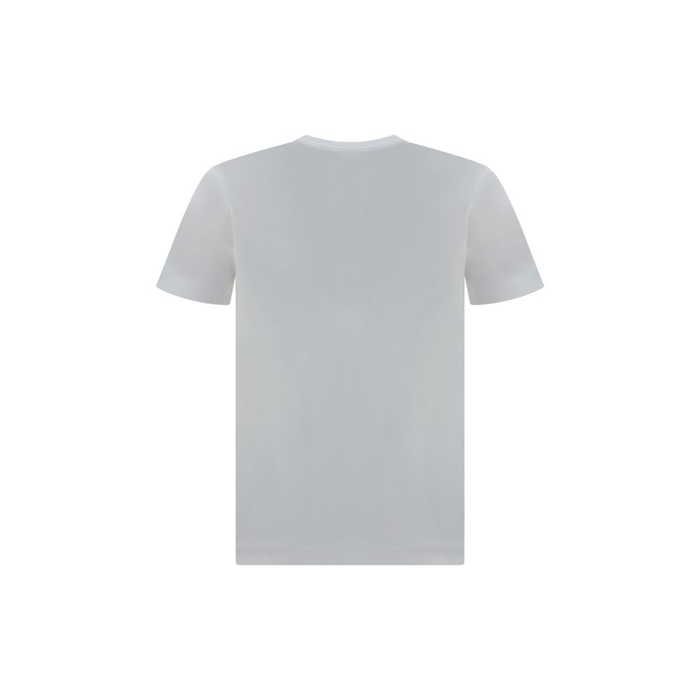 Comme Des Garçons Play White Cotton T-Shirt