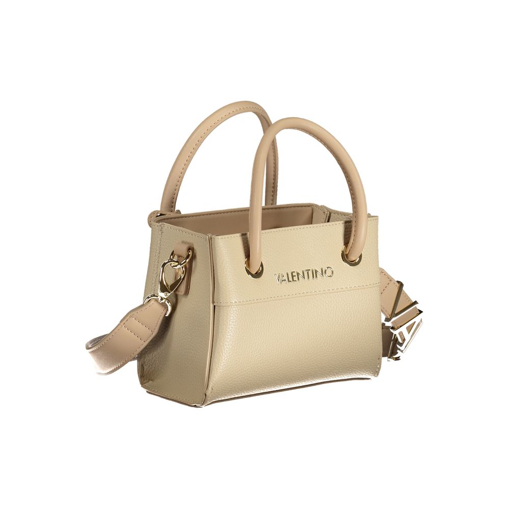 Mario Valentino Beige Polyurethane Women Handbag