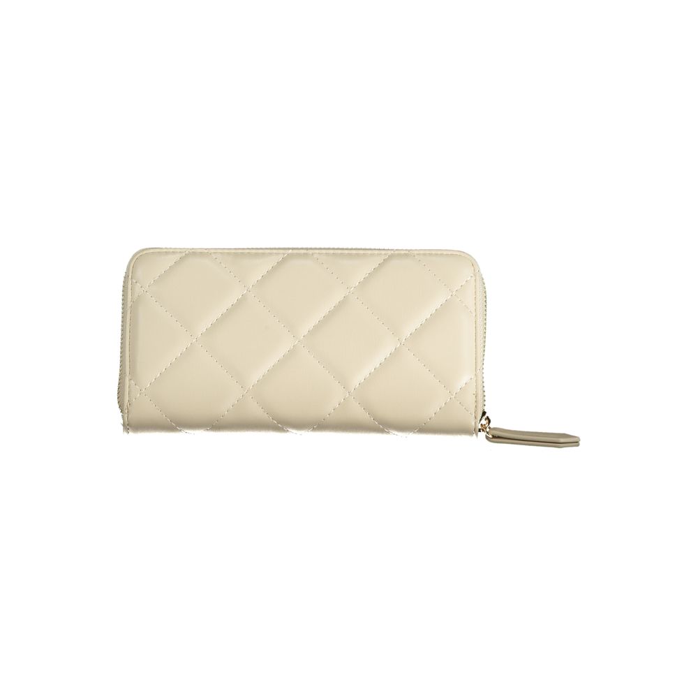 Mario Valentino Beige Polyurethane Women's Wallet