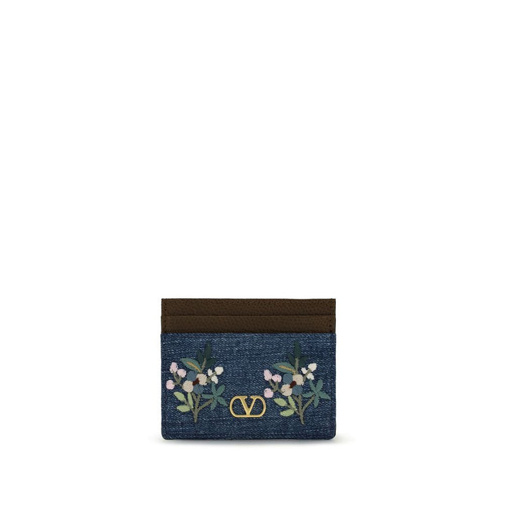 Valentino Garavani Multicolor Calf Leather Bos Taurus Wallet