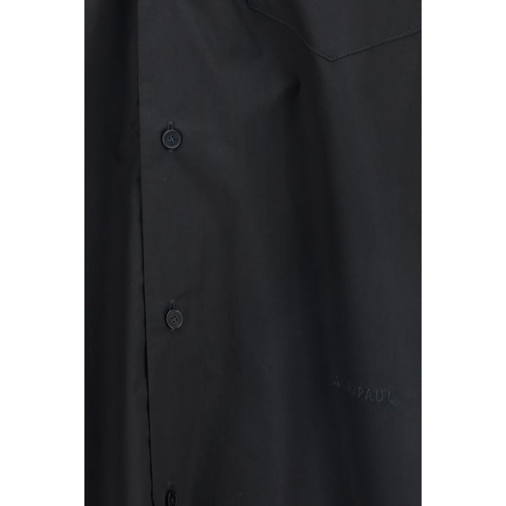 ALAINPAUL Black Cotton Shirt