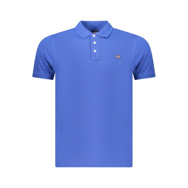 Norway 1963 Blue Cotton Polo Shirt