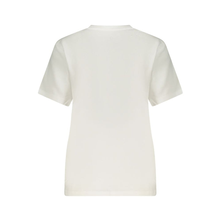 Converse White Cotton Womens T-Shirt