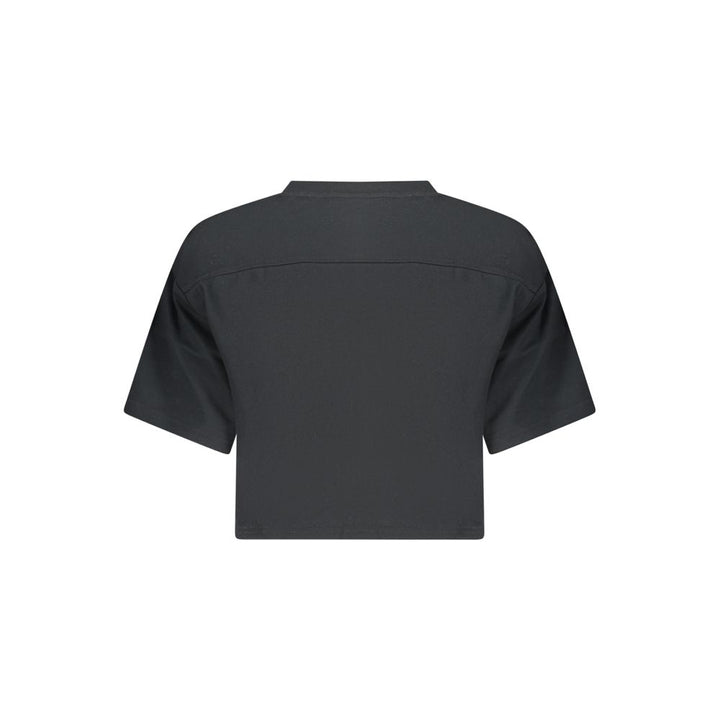 Converse Black Cotton Women's T-Shirt