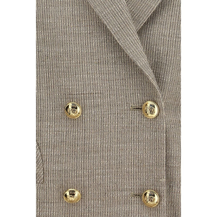 Blazé Milano Beige Cotton Blazer