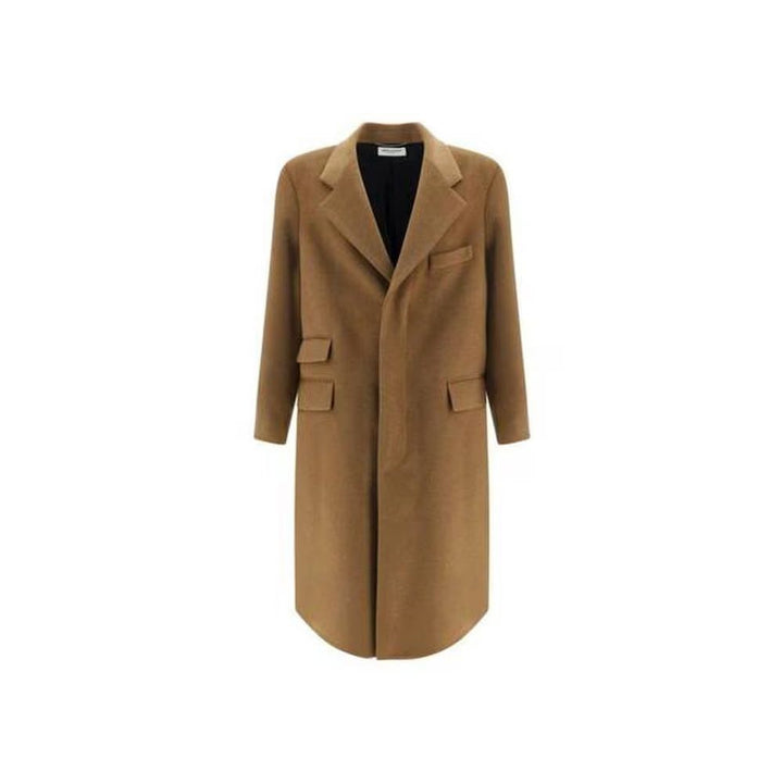 Saint Laurent Brown Wool Coat