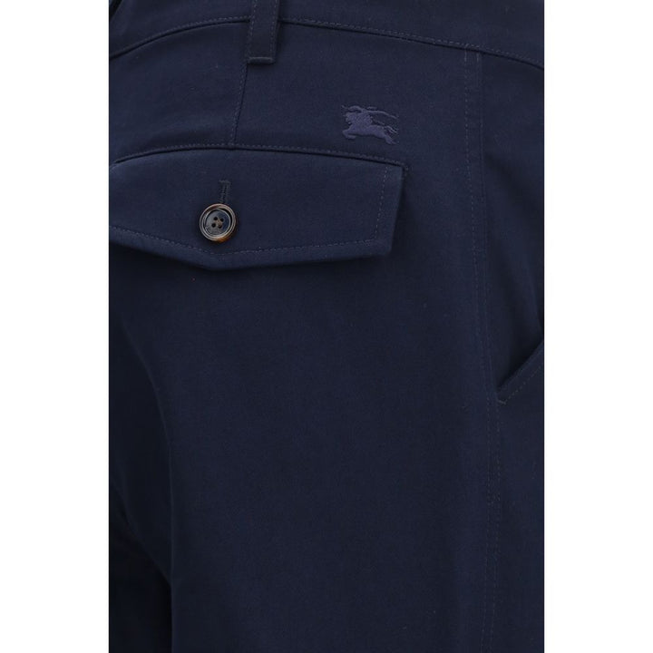 Burberry Blue Cotton Chino Pants