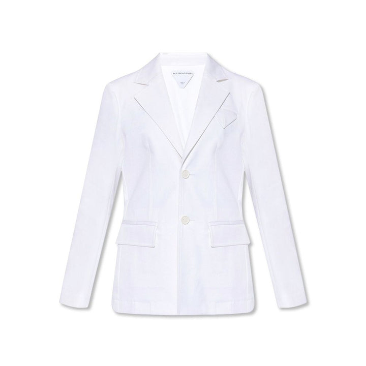 Bottega Veneta White Cotton Blazer