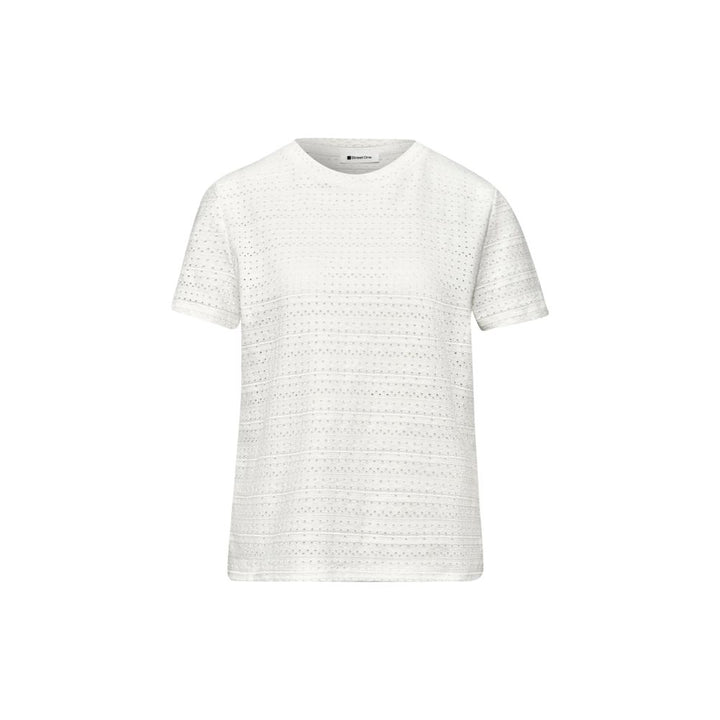 Street One Cream Cotton T-Shirt