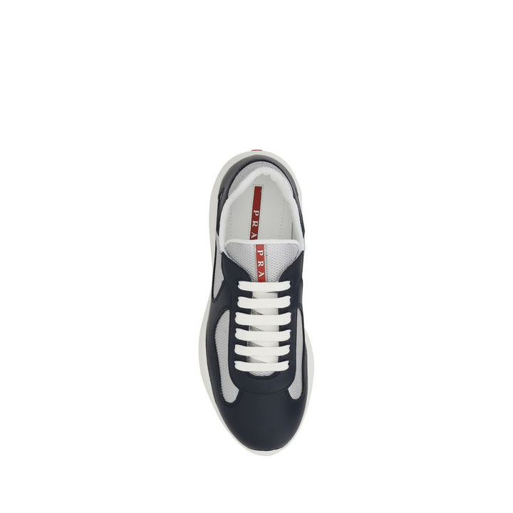 Prada Blue Polyamide Athletic Sneakers