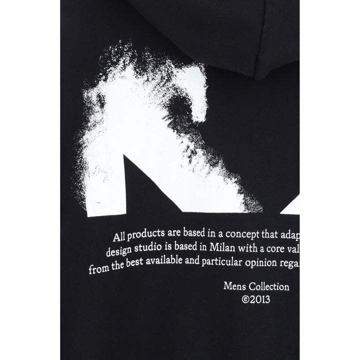 Off-White Black Cotton Sweatshirt