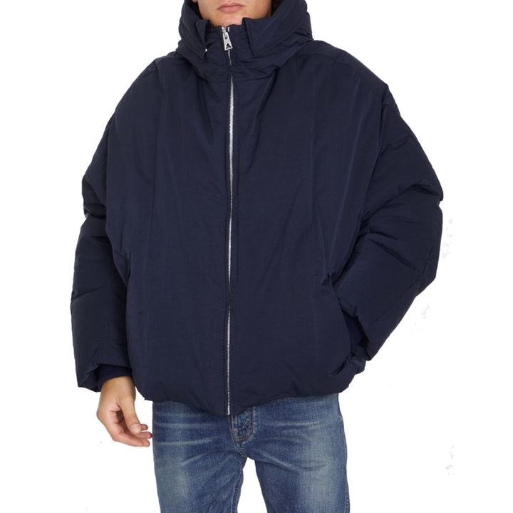 Bottega Veneta Blue Polyamide Coat