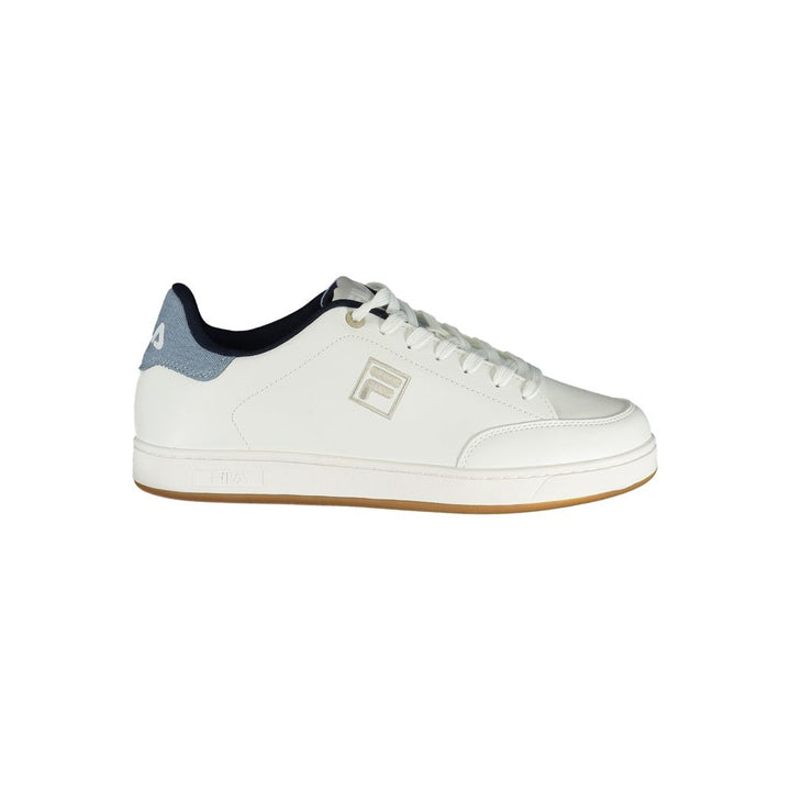 Fila White Polyester Athletic Sneakers