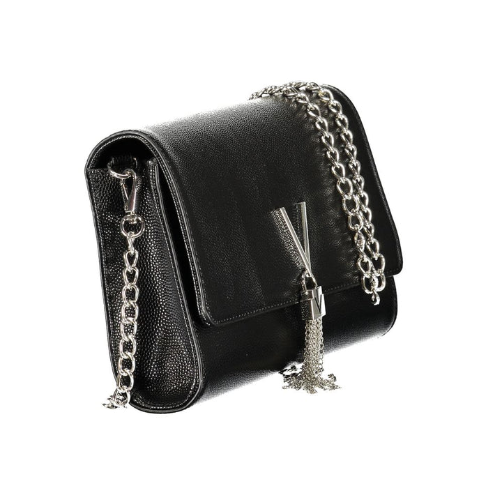 Mario Valentino Black Polyurethane Women's Handbag