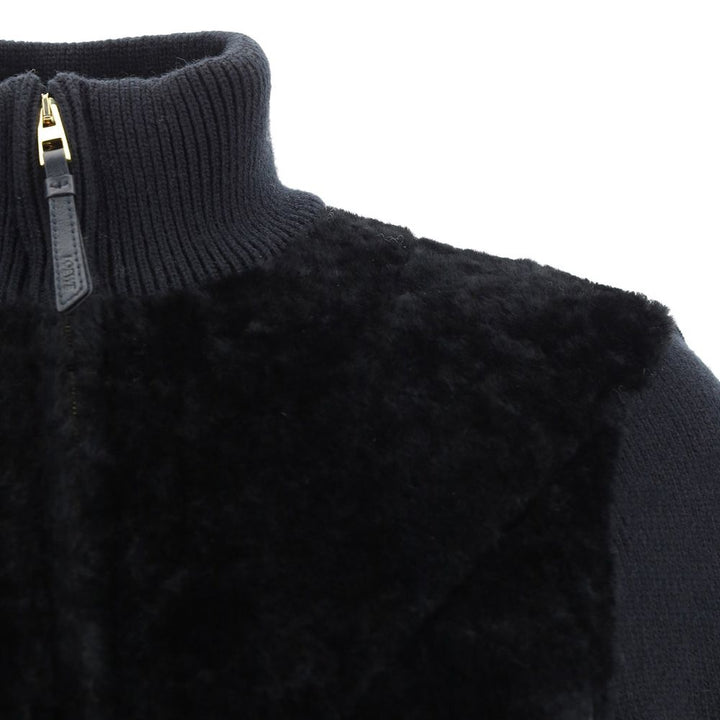 Loewe Black Lamb Fur Coat