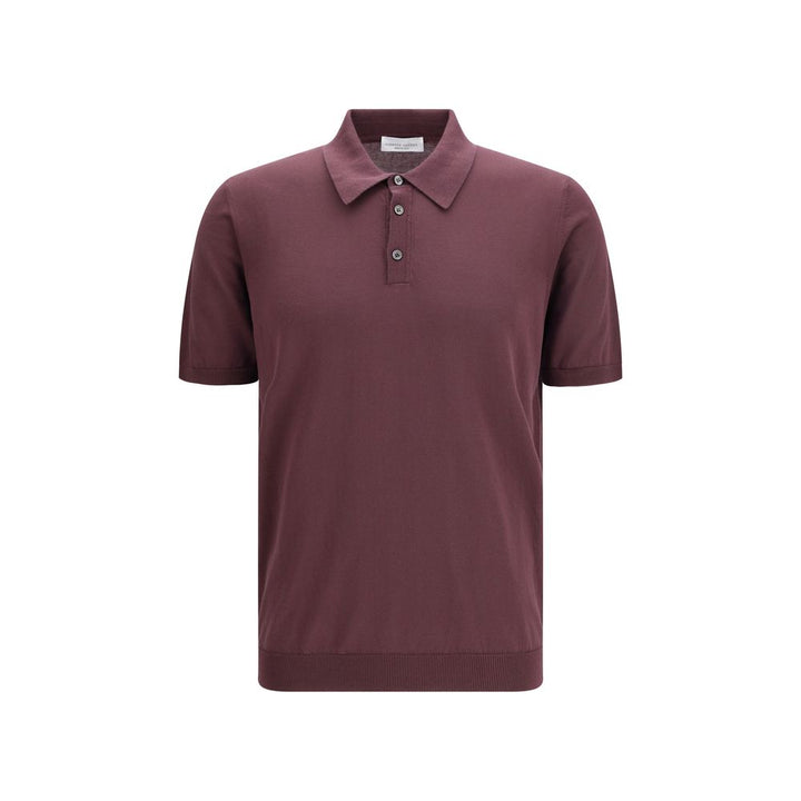 Roberto Collina Purple Cotton Polo Shirt