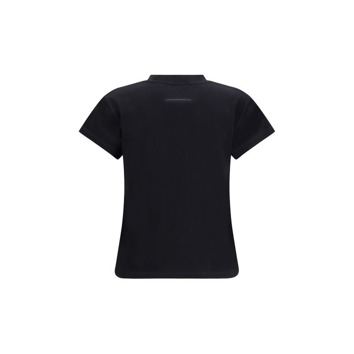 MM6 Black Cotton T-Shirt