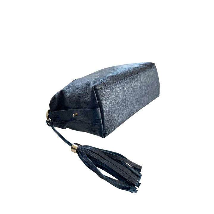 Baldinini Trend Blue Leather Women Handbag