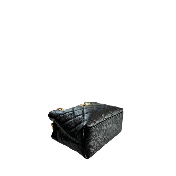 Baldinini Trend Black Leather Women Handbag