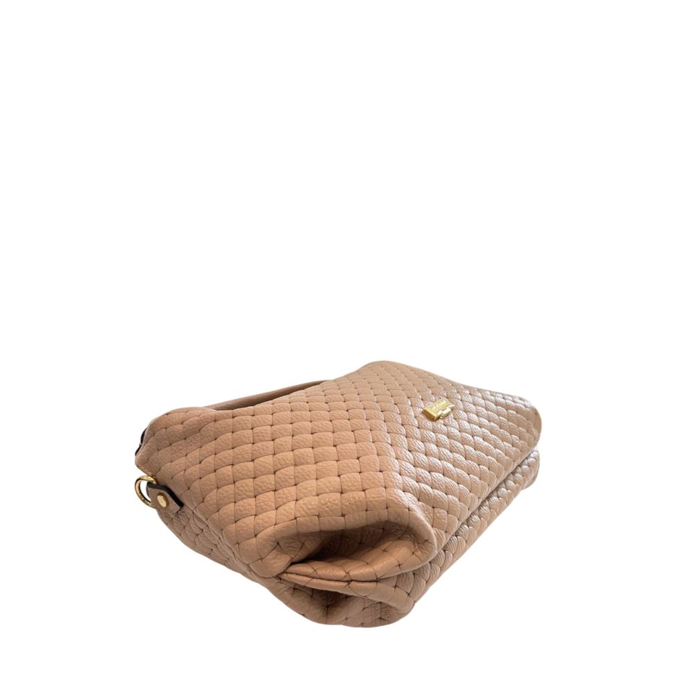 Baldinini Trend Pink Leather Women Handbag