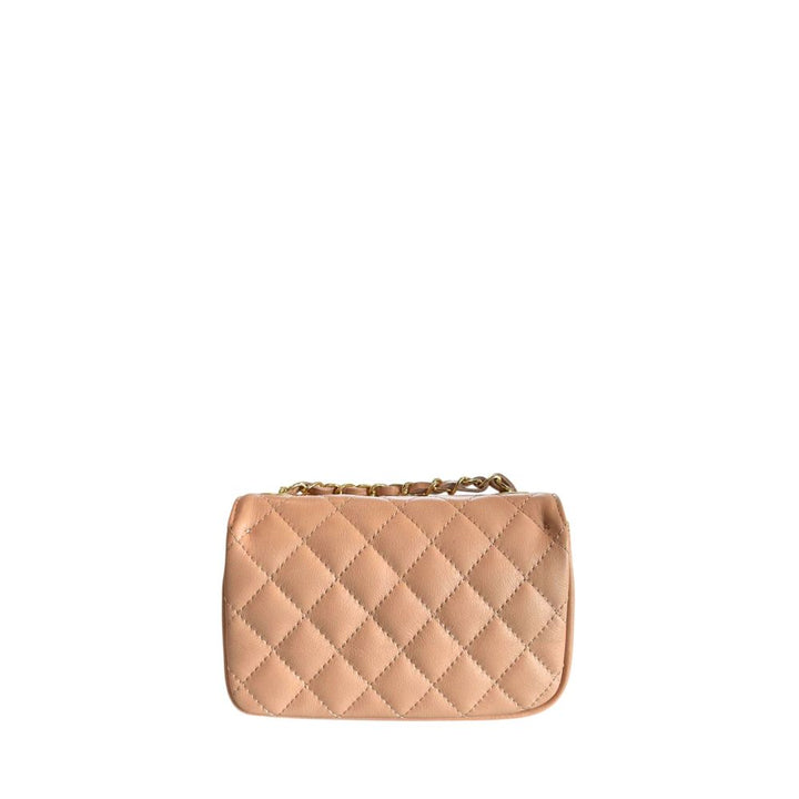 Baldinini Trend Pink Leather Women Crossbody Bag