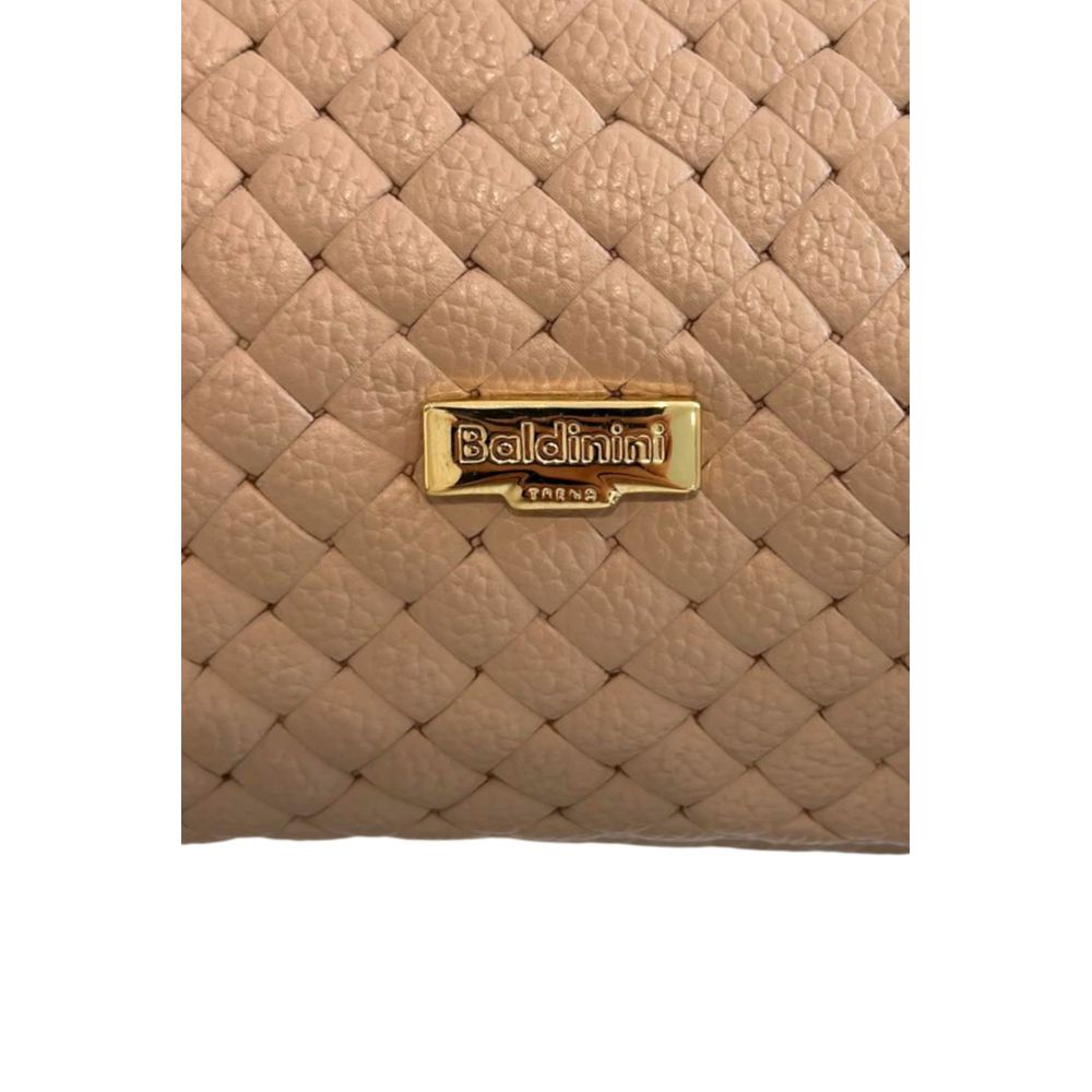 Baldinini Trend Pink Leather Women Handbag
